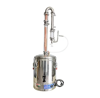 25L 304 Built-in Pure Mesh Hydrosol Extractor Household Electric Still Essential Oil Hydrosol Extractor Rose Lavender