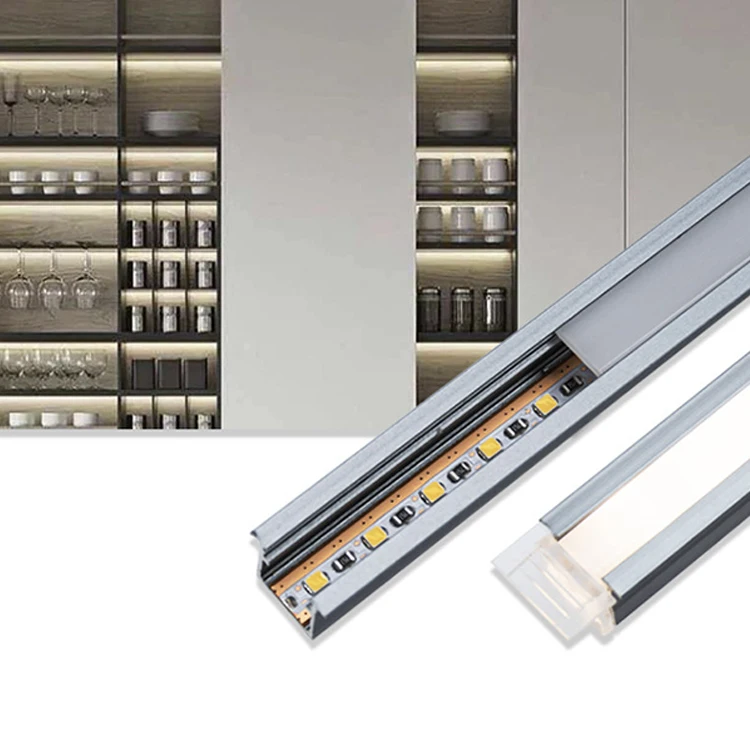 VOC Detachable Cutting LED Line Light Intelligent Embedded LED Layer Board Light Soldering Free Cabinet Light