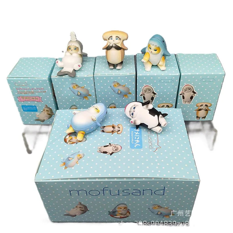 ブラインドボックスエビサメ猫モフサンドカワイイミニフィギュア