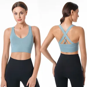 High Quality Plus-Size Yoga Vest Custom Sports Top for Gym Running Breathable and Shock-Absorbing