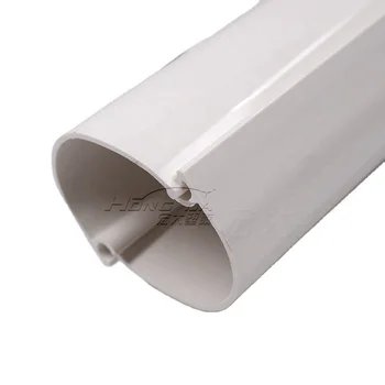 factory direct wholesale cheap plastic extruded products clear square pipes PVC profile ABS round profile tube