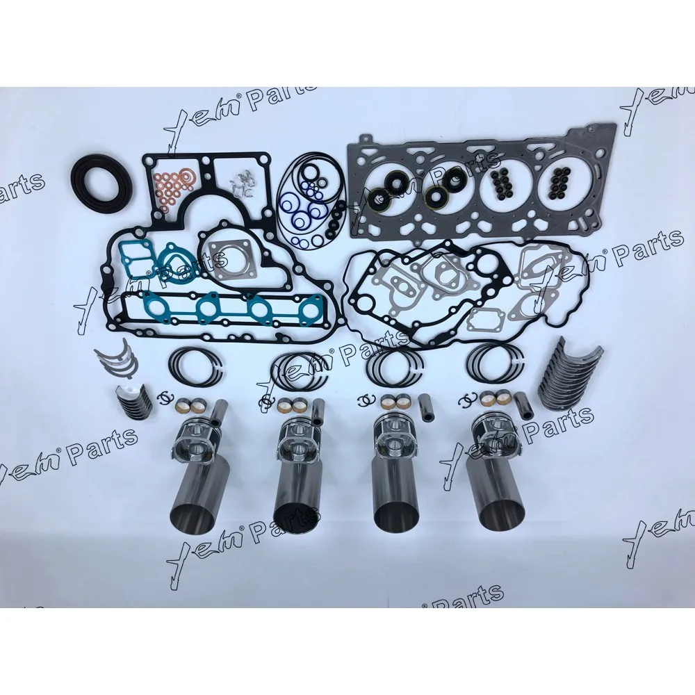 C2.6 Engine Rebuild Kit With Cylinder Gaskets Bearings Piston Rings Liner for Caterpillar