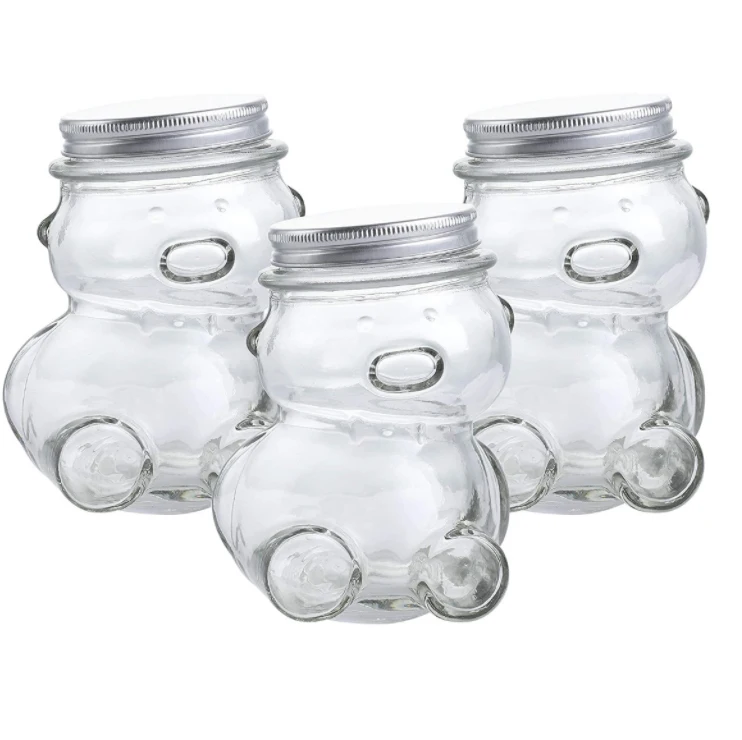 Unique Shaped Bear Glass Honey Jar 3oz 6oz 8oz 10oz Various Size Plain  Glass Jar MOQ1000 Custom Available Inbox Us - AliExpress