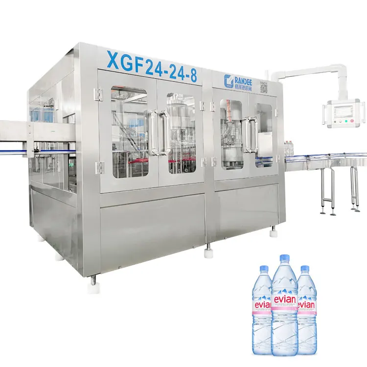 Automatic XGF24-24-8 mineral water bottle filling machine simple water bottling filling machines price