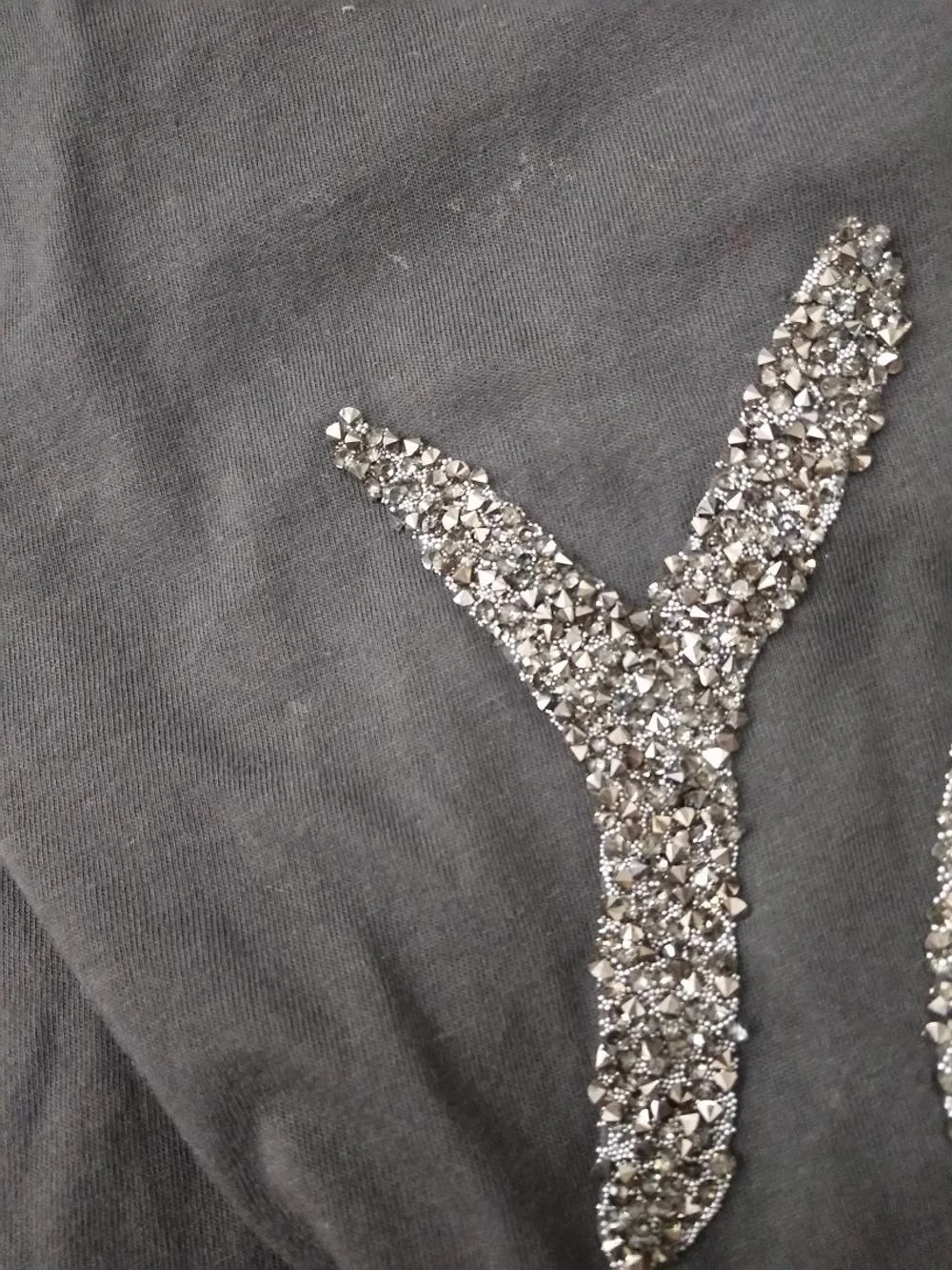 Caviar Beads Rhinestone Letters Hot-fix Technics Crystal Iron on Rhinestone Heat Transfer for T Shirt