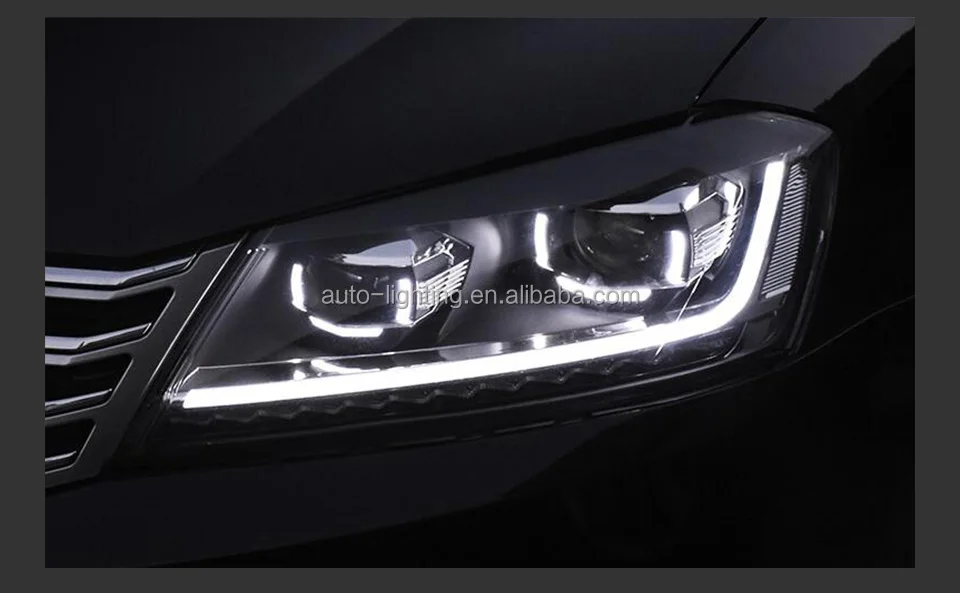 OLSIZ Auto-Scheinwerfer-Augenbraue für VW Passat B7 2010-2014,Autoscheinwerfer  Augenbraue Trim Aufkleber Auto-Styling Zubehör.,A-Gloss Black : :  Auto & Motorrad