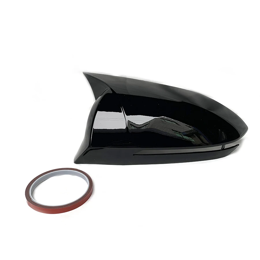 product car ox horn rearview side mirror cover for hyundai tucson 2021 2022 2023 car accessories exterior trim frame caps-4