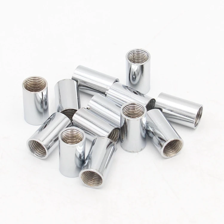 10x M10 Nickel Plating Whole Rod Threaded Hollow Tube Side Cut Round Accessories 