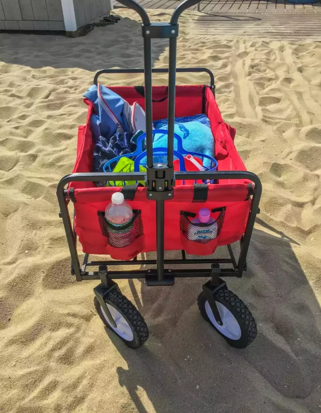 FW0201 Portable Folding Go Hand Utility Wagon Carts for Beach Traveling and Camping and Shopping