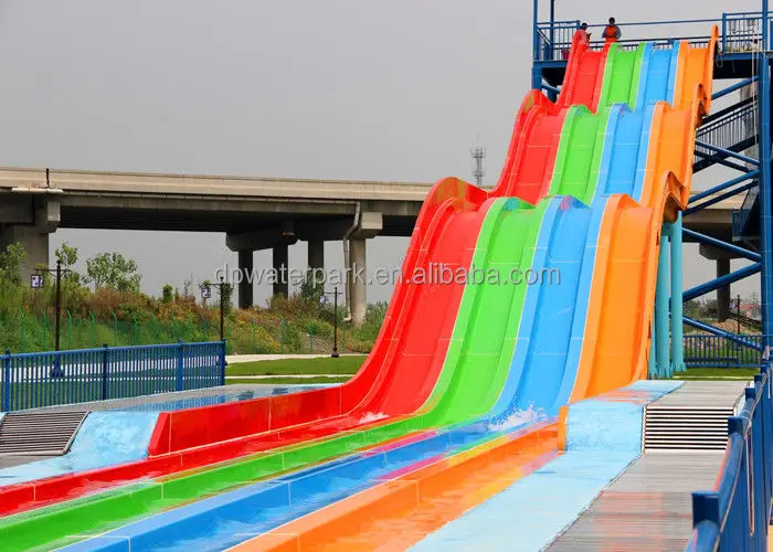 Racing Mat Water Slide - Dapeng Pool Slide for Adults