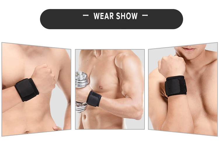 Wrist Strap Gym Lifting Wraps Neoprene Weightlifting For Fitness