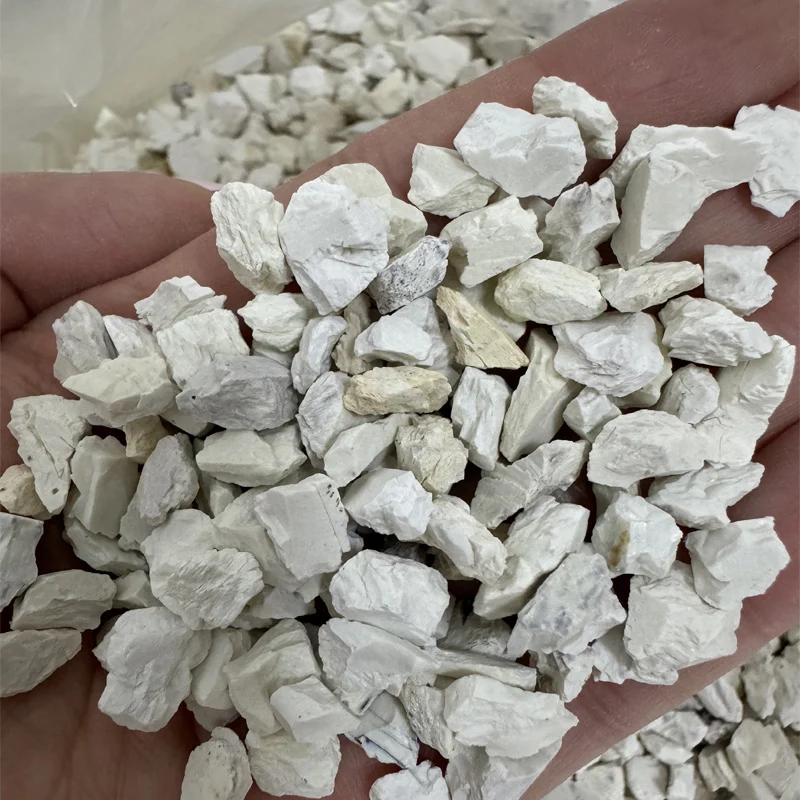 Factory Price Refractory Raw Material Hard Fire Clay Clinker Powder White Calcined Flint Clay Chamotte