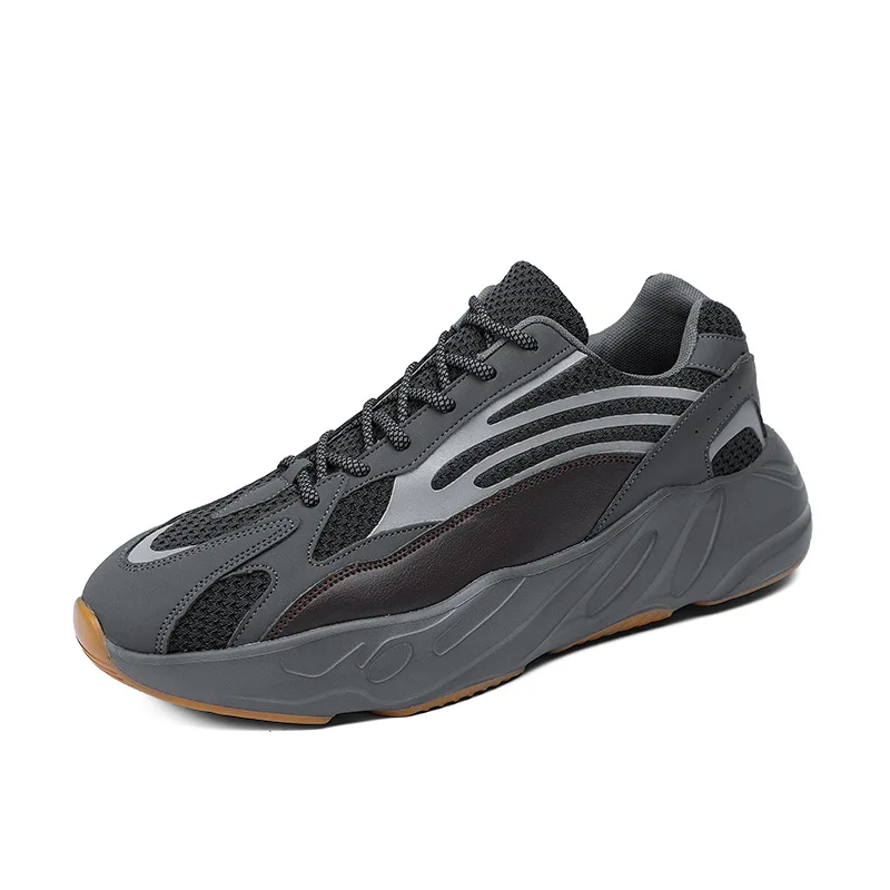 
 2021 модная трендовая Мужская обувь большого размера yeezy 700 повседневная обувь Мужская дышащая сетчатая спортивная обувь для бега  