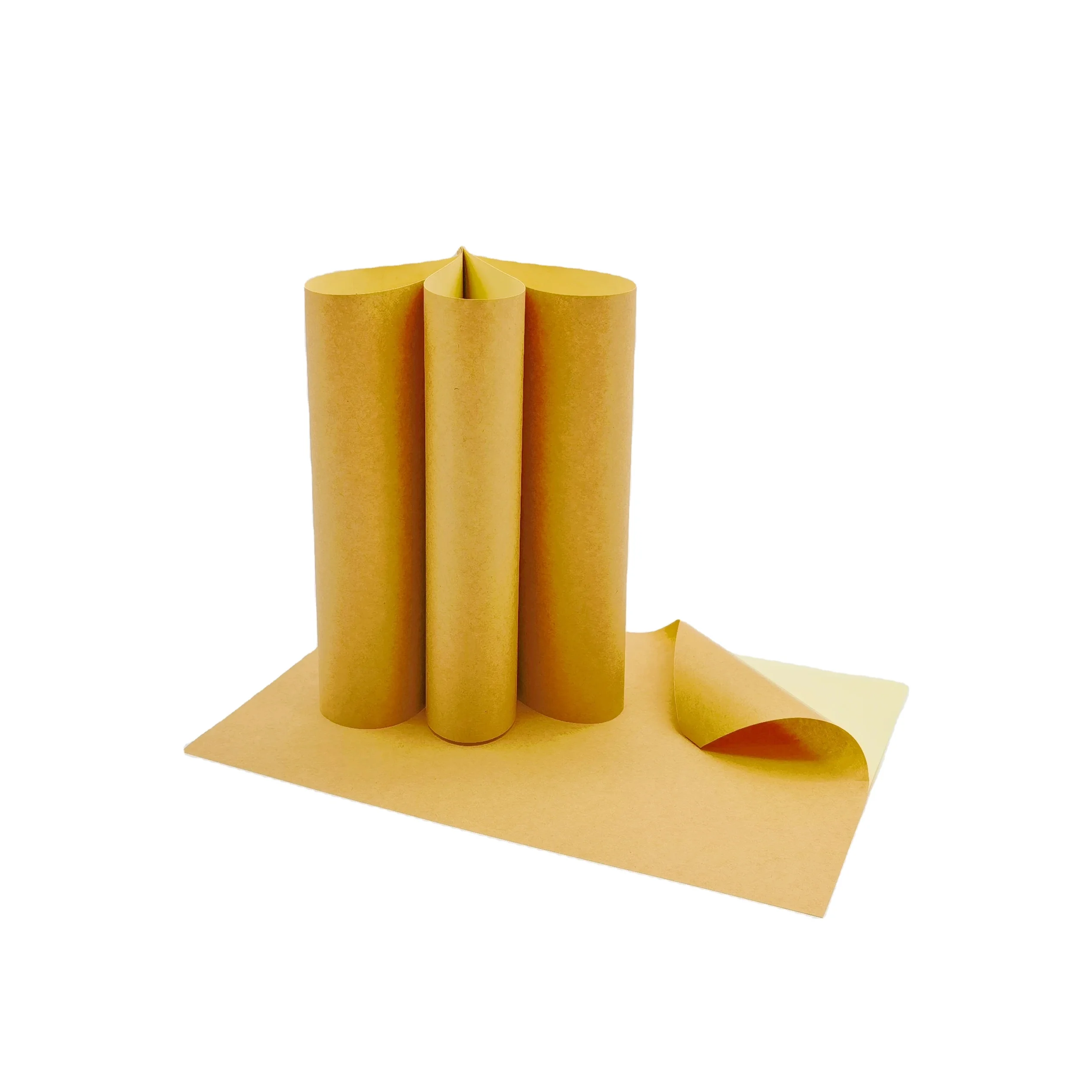 A4 Raw Kraft Paper Blank Labels 100 Sheets Custom Adhesive Stickers For Laser/inkjet Printer For