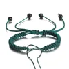 Semi-finished bracelet - dark green