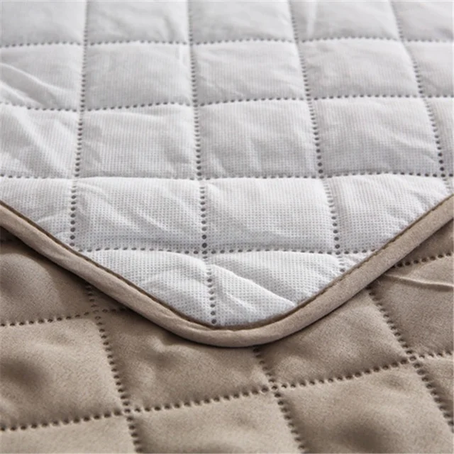 Протектор мебели для дивана, 100% полиэстер, ультразвуковой стеганый чехол для дивана из ПЭТ