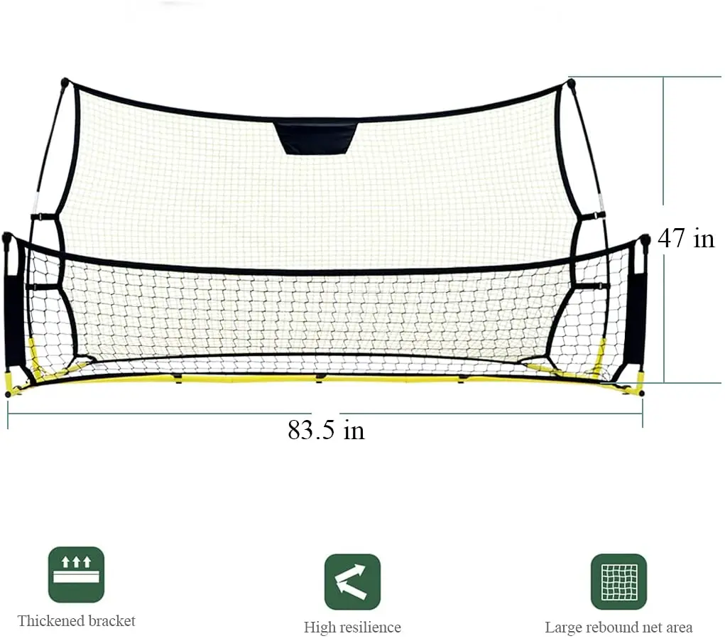 Rn05a Cheap Price Adjustable Pitch Back Portable Backstop Goal Target