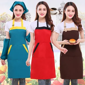 Custom Logo Kitchen Chef Adult Workwear Apron Casual Style Canvas Fabric with Custom Printing for Restaurant Wait Staff