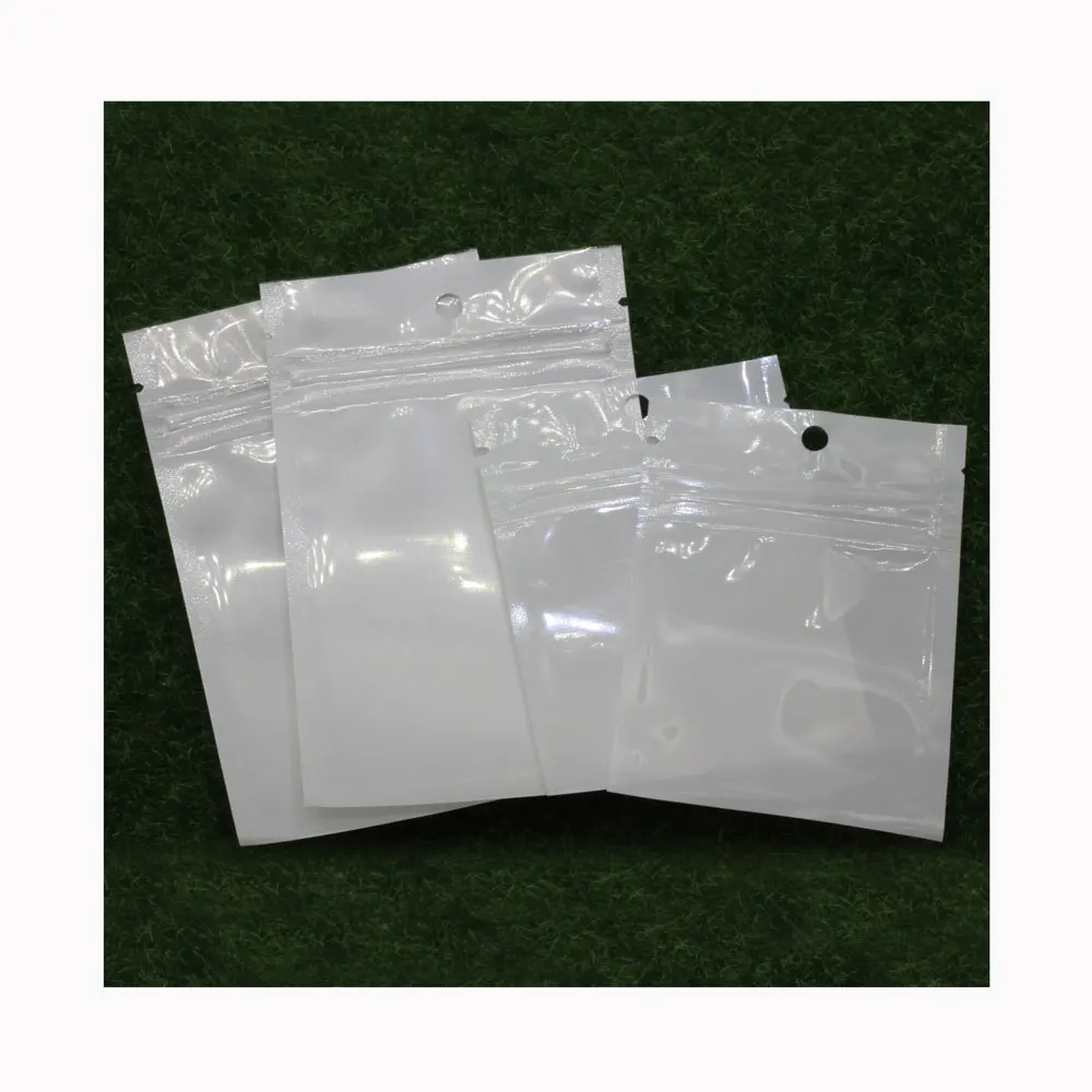 Clear White Plastic Self Adhesive Seal Bag Cello Packaging Transparent  Plastic Bag Sleeves,Plastic Pouches,Jewelry Bags - Buy Zipper Lock  Bag,Zipper