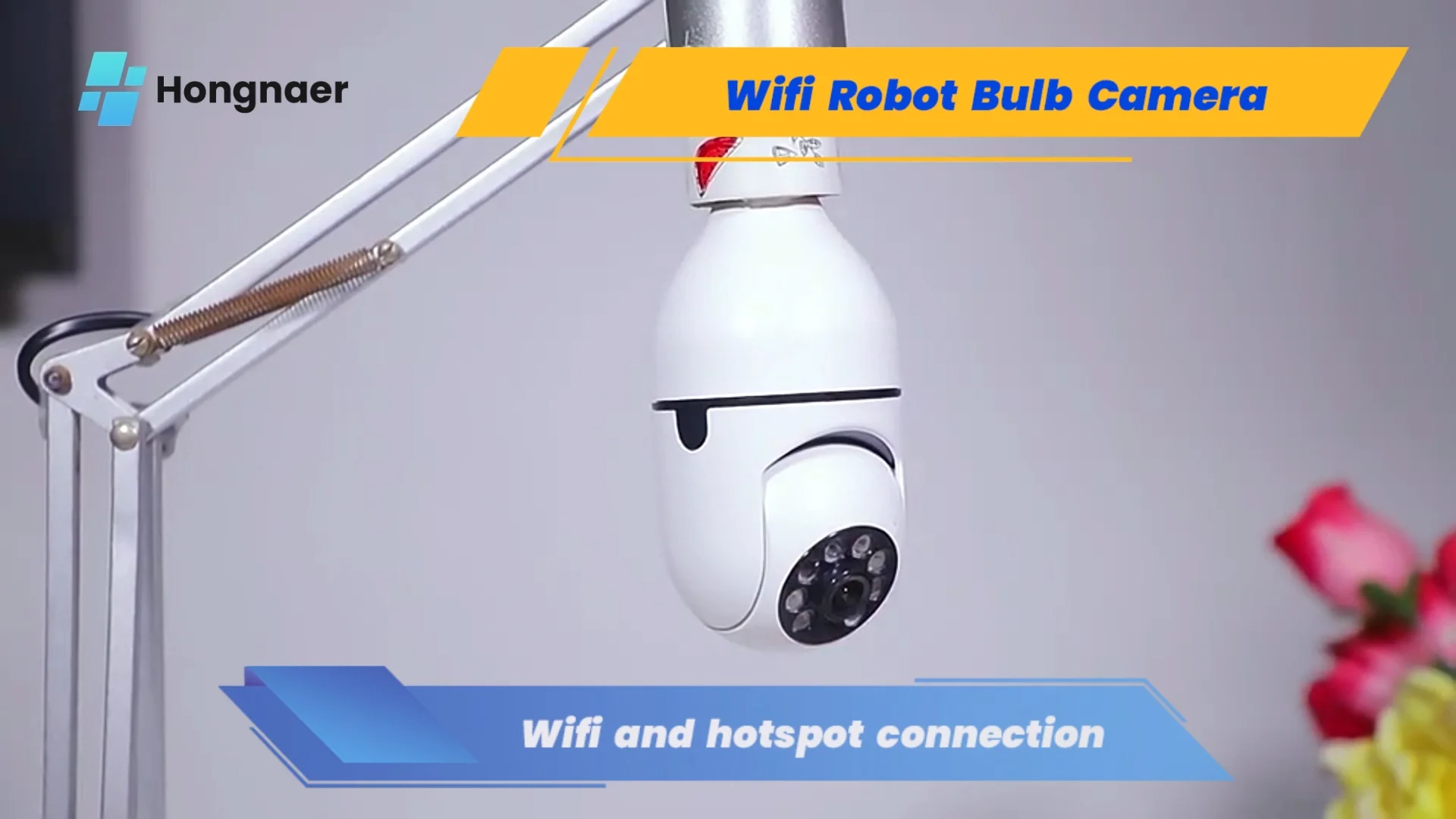 Tuya 1080p Light Bulb Ptz Camera 360 Degree Wireless Wifi Home Night