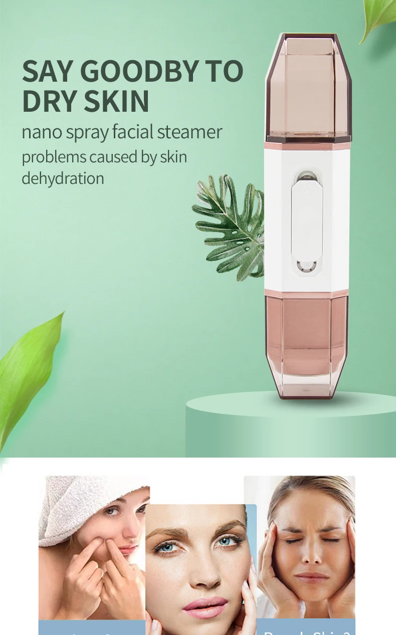 Hot selling Handy Mist face moisture spray Nanomist Mist Facial Skin Steam Care Nano