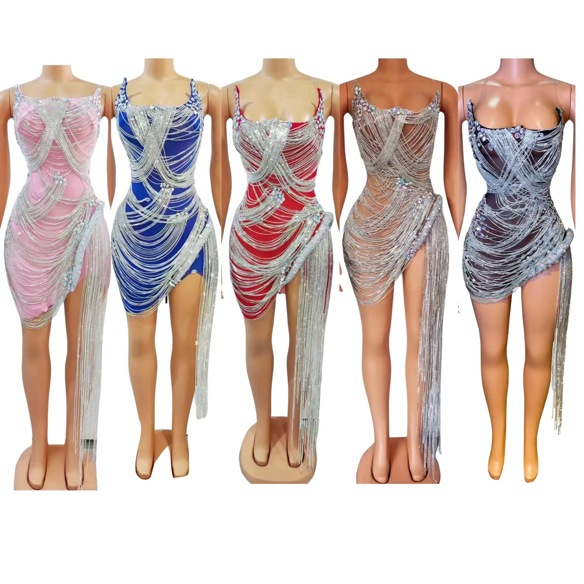 Ocstrade Vocal Concert Dance Performance Wear Mesh Club