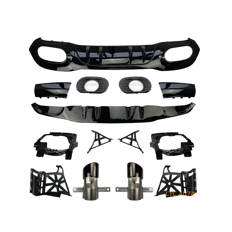 Car Parts W177 Diffuser for Mercedes a Class W177 A35 Rear Diffuser Sport Hatchback 2019 2020