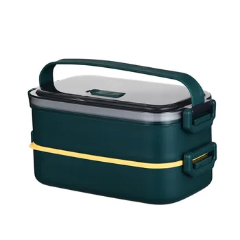 1/2/3 layers large capacity stainless steel stackable bento multilayer lunch box with tableware