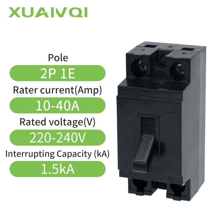 NT50L Mini Circuit Breaker Copper Safety MCB Switch From Thailand
