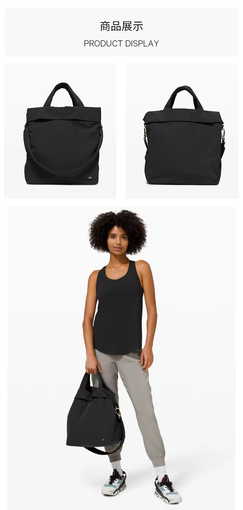 Hot Sale Large Weekend Travel Bag Women Fitness Shoulder Bag Gym Sport