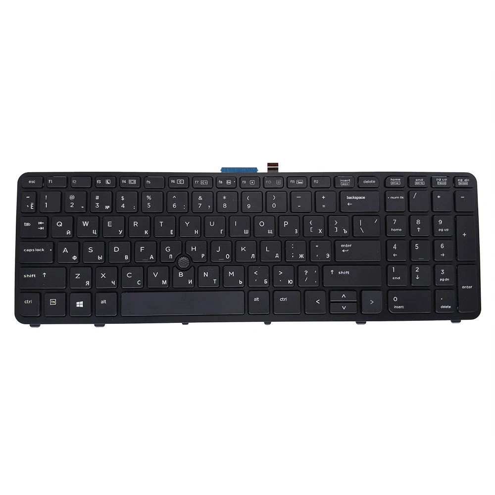 RU Russian with Backlight Laptop Keyboard for HP ZBOOK 15 G1 G2 ZBOOK 17 G1 G2 130TK1A00 SK7123BL with Tracking Point