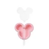Cartoon pink [with lid + stick]