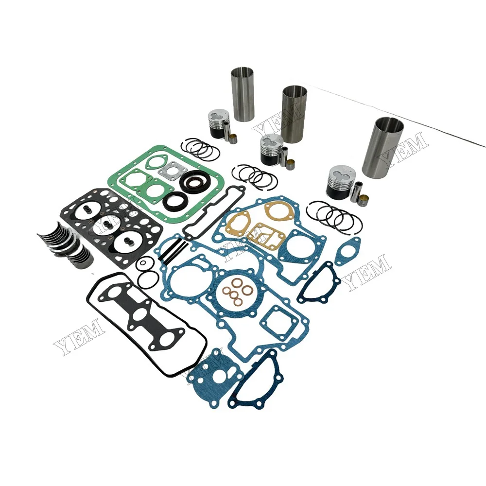 For Mitsubishi K3B Overhaul Kit With Bearing Set Heavy Equipment Engine Parts 4