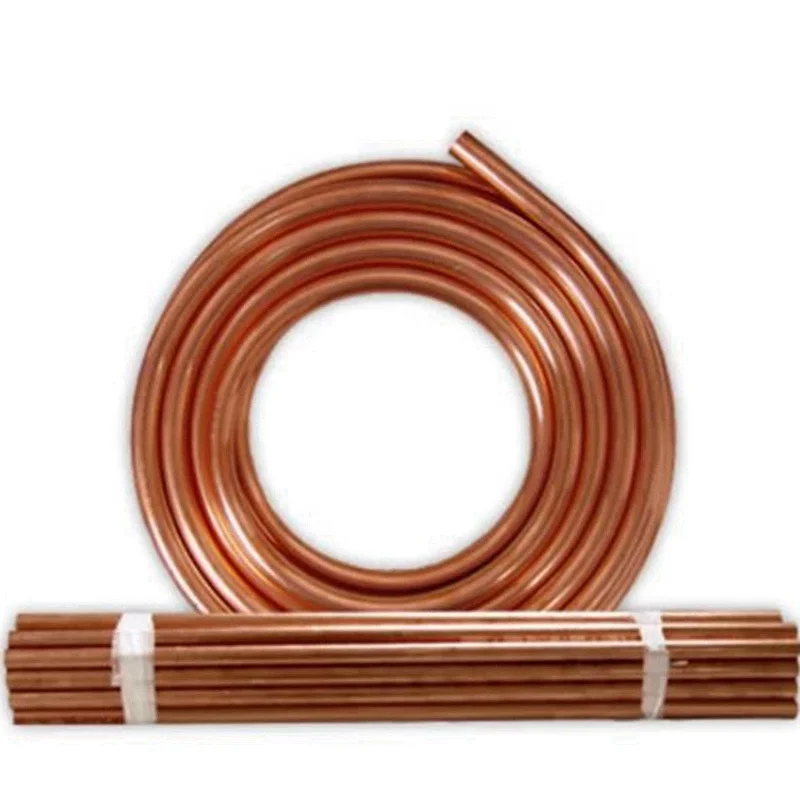 1/4 3/8 1/2 5/8 3/4 Diameter Insulated Air Conditioning Copper Tube Water Pipe and Air Conditioner Use Bronze Coil Copper Pipe