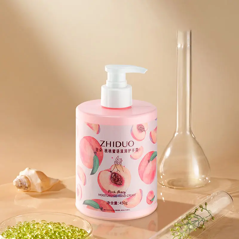 Korean Peach Lotion - Zhi Duo Hand Cream for Anti-aging