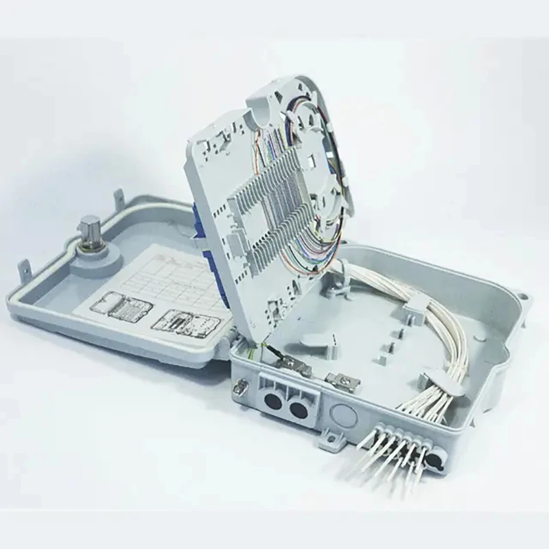 2 4 8 12 Core Ftth Fiber Optic Access Terminal Junction Box Splitter Price Equipment 4 Port Distribution Box  Model