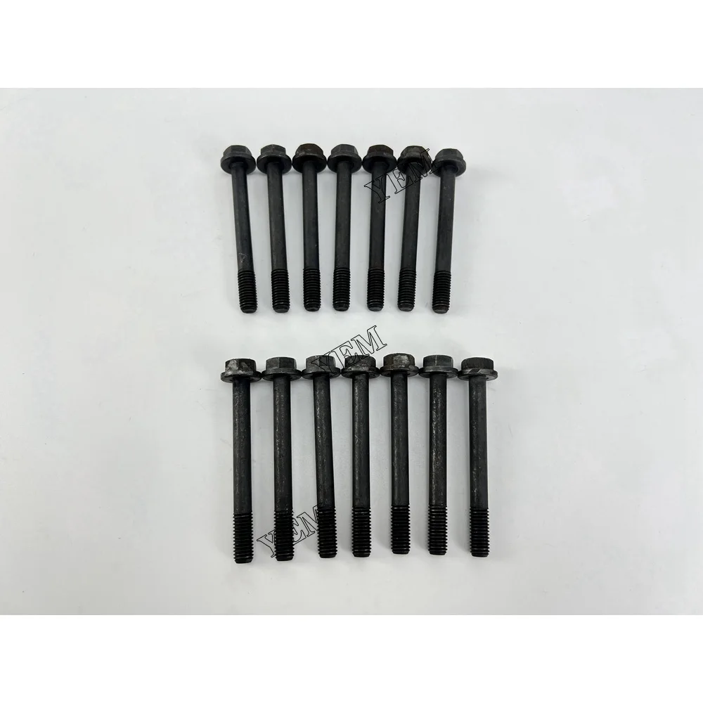 For Yanmar Engine 3TNE68 Cylinder Head Screw 119266-01200 Spare Part Replacement Engine Parts