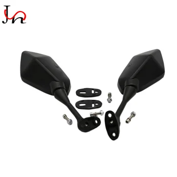 Motorcycle accessories general purpose  black rearview mirror motorcycle mirror reflector