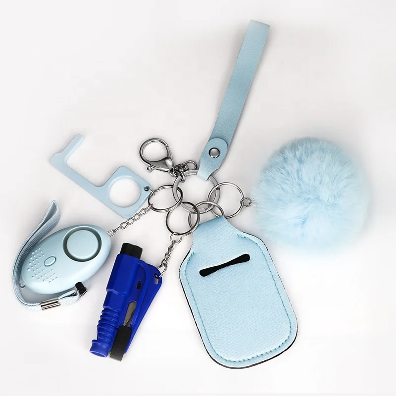 Wholesale 7pcs Set Self Defense Keychain Set Bulk Accessories Self