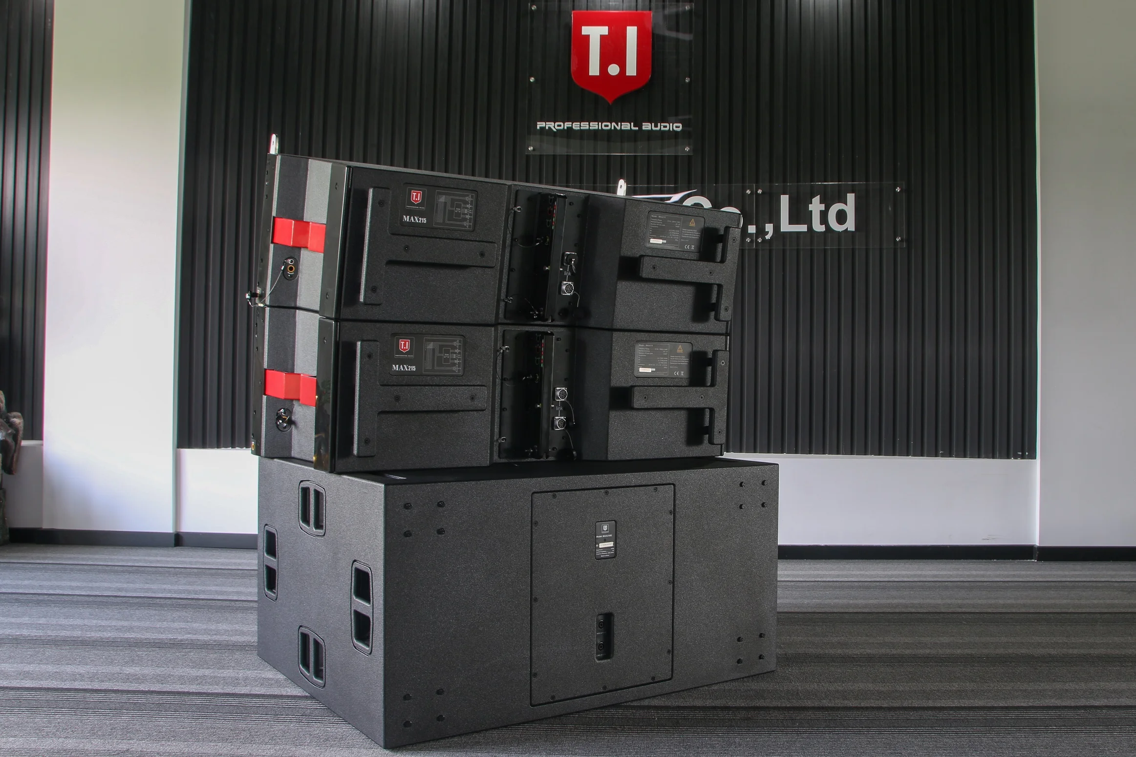 Outdoor Unit Array Professional Dual 15 Inch Line Array Speaker System Indoor Outdoor ...