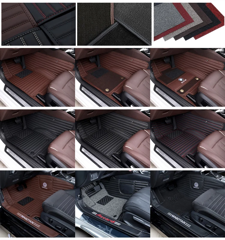 Luxury Leather Vw Car Mats 4 Wholesale By Manufacturer Hot Selling