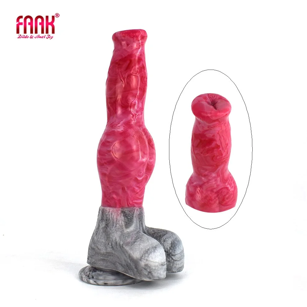 YOCY 26 cm colorful animal dog knot dildo big other dildo with suction cup|  Alibaba.com