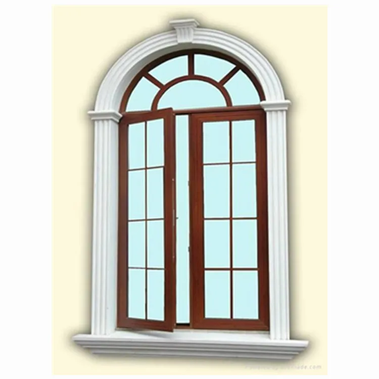 アーチ窓付き木目アルミニウム外向き開口部窓 Buy アーチ窓 アルミ窓 観音開きの窓 Product On Alibaba Com
