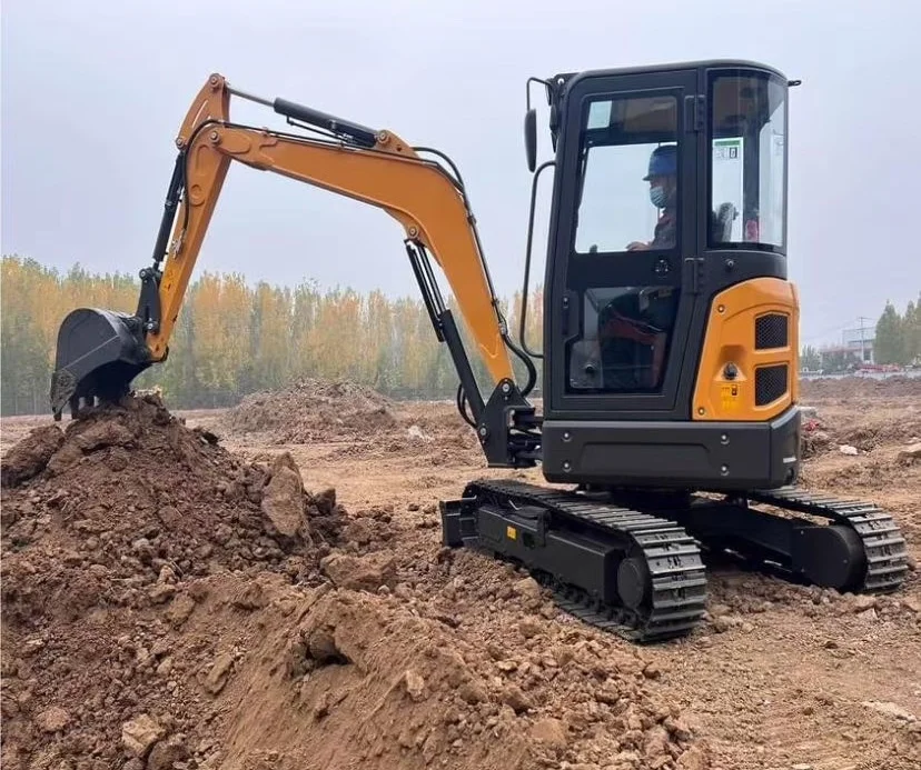 2025 Earth-moving Machinery 3Ton 4Ton Hydraulic Crawler Micro Mini Escavator Digger Excavator 4 Ton Mini Excavator for Sale