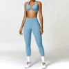 Reggiseno e leggings blu