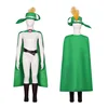 Versione verde (mantello, cintura, cappello) senza copriscarpe