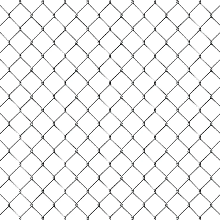 Diamond 8 Ft Sports Playground Chain Link Fence Iron Wire Mesh with Square Hole Shape Coated for Durability