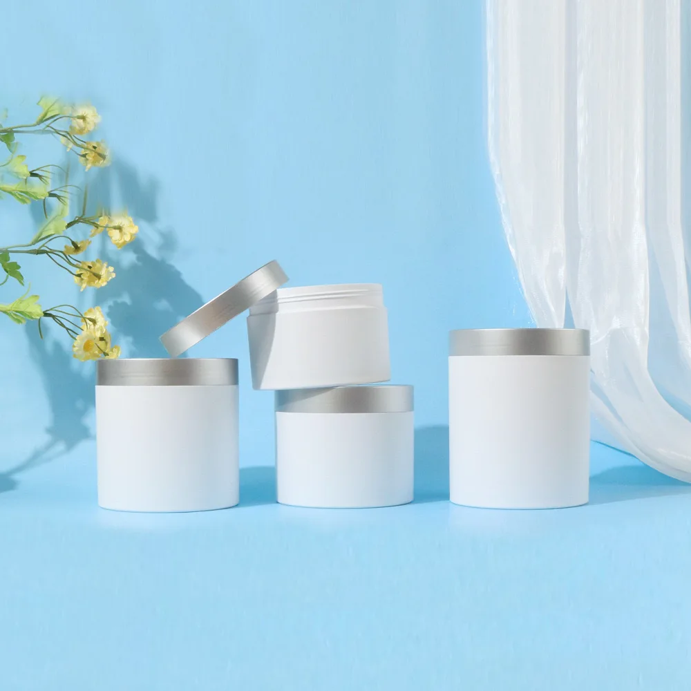 New High Quality 15ml to 600ml Empty pp Plastic Cosmetic Packaging Body Cream Scrub Jar