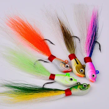 In-stock Stainless Steel Live Bait Lead Fish Long Cast Sinking Small Iron Plate Feather Hook Hard Bait Upturned Hook – Hard Lure – view 3