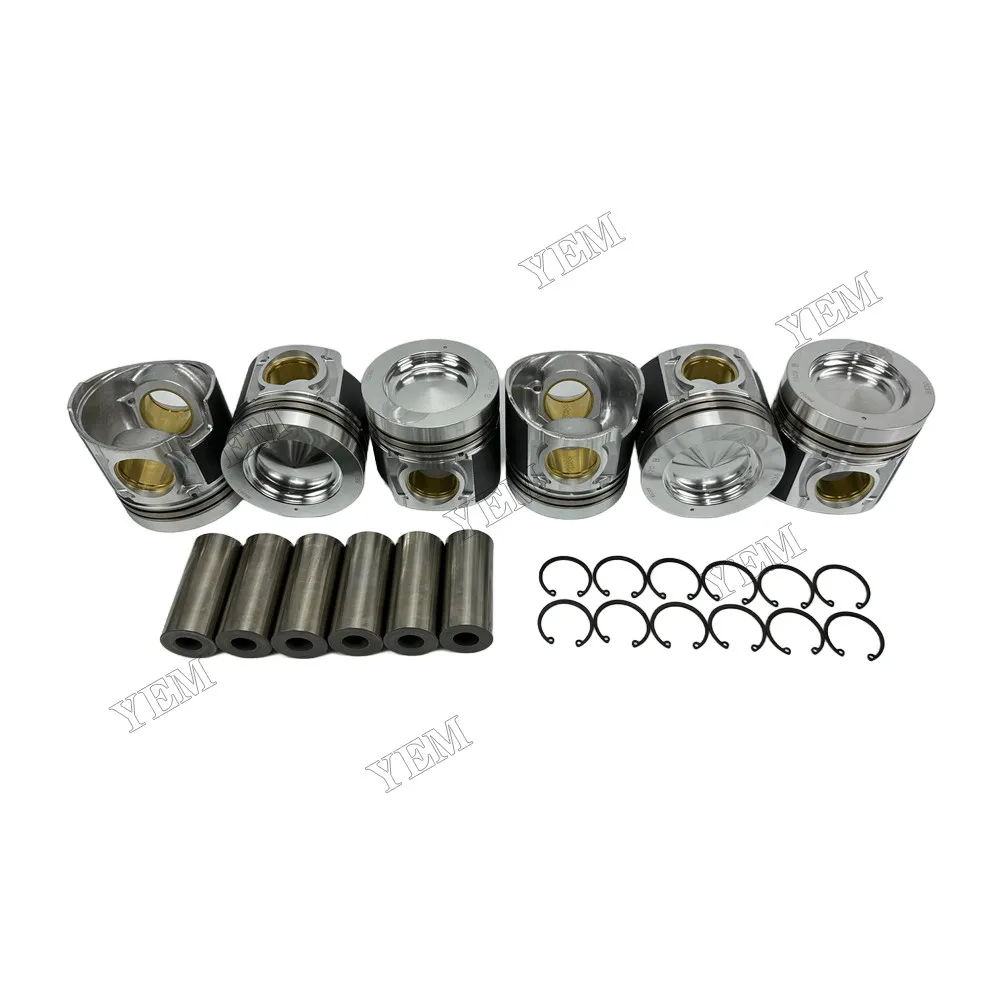 Piston Kit ME305671 Fit for Mitsubishi 6M60 Engine